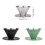 Hand Drip Coffee Maker Coffee Machine Accessory Coffee Filter Cup Professional Coffee Dripper Metal Espresso Tool 3
