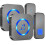 Wireless Doorbell with 2 Receivers and 2 Buttons 1