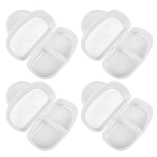 12Pcs Baby Pacifier Storage Box Transparent Compact Travel Holder Case 1