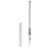 6Pcs Nail Liner Brushes Set Ultra Thin Silver 11