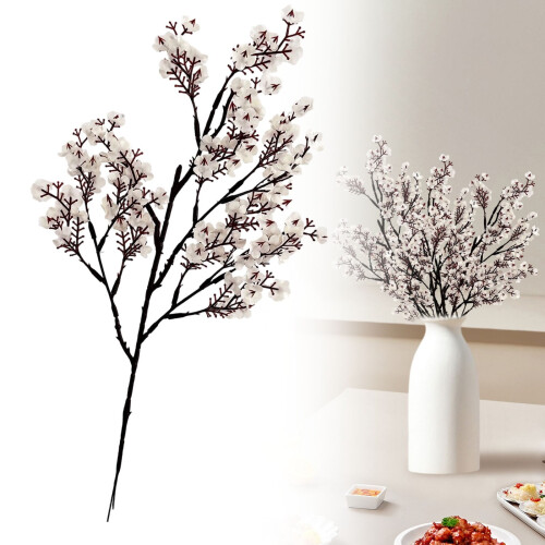 Kunstige blomster til vase, bryllupsdekorasjon