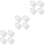 12Pcs Baby Pacifier Storage Box Transparent Compact Travel Holder Case 6