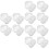12Pcs Baby Pacifier Storage Box Transparent Compact Travel Holder Case 7