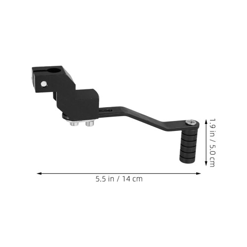 2Pièces Levier De Vitesses Pliable Aluminium Noir Ergonomique 2