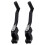 2Pièces Levier De Vitesses Pliable Aluminium Noir Ergonomique 10