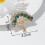 Broche Arbre de Vie en strass plaqué or 5