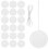 4Sets White Felt Round Sublimation Blanks with Elastic Straps for DIY 2