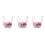 3Pièces Corbeilles Décoratives Bébé Coton Rouge Melon Portables 6