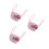 3Pièces Corbeilles Décoratives Bébé Coton Rouge Melon Portables 8