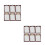 12Pièces Mini Tableaux Stylés Clips Décoratifs Pour Maison De 9