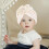 Beige Babys Tulband Hoedje Polyester Decor En Warmte 5