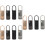 3 Count Ratchet Detachable Zipper Pull Handbag Pulls Cloth Heads 7