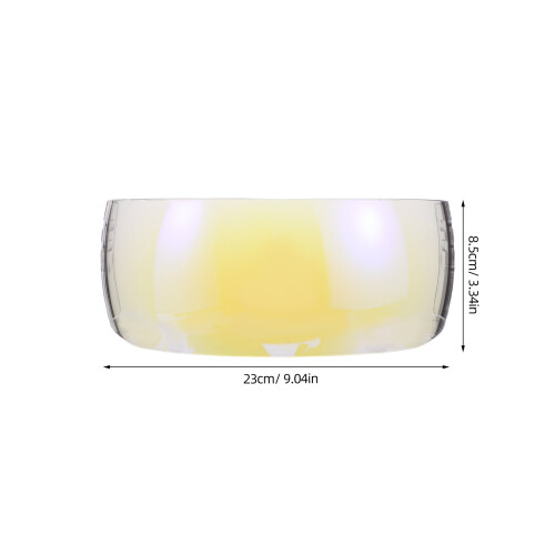 Transparent Hockey Visor Half Shield Anti-Fog Scratch-Resistant Pc 1