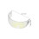 Transparent Hockey Visor Half Shield Anti-Fog Scratch-Resistant Pc 3
