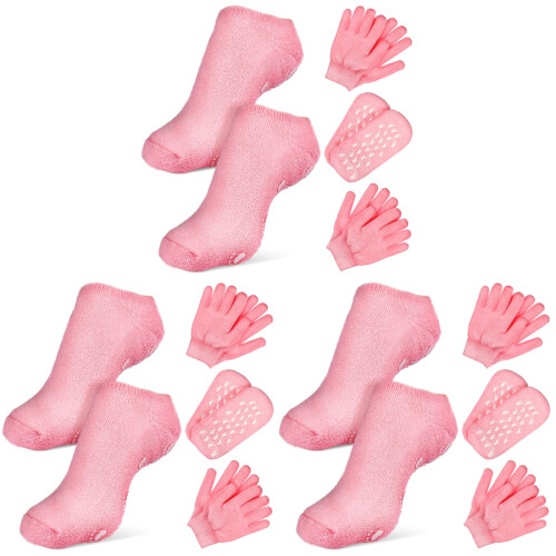 6 Sets Spa Moisturizing Socks And Gloves Therapy Set 1