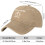 Gorra de béisbol vintage ajustable – Algodón lavado, negro 5