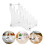 4Pièces Présentoir Couteaux Transparent Organiseur Décor 11