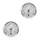 2Pcs Mini Measurement Thermometer Hygrometer Durable 10