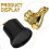 6Pcs Golden Kids Trophy Model for Competition Decor 9