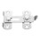 1Pièces Verrou De Porte Acier Inox Robuste Usage Maison Argenté 7