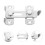 1Pièces Verrou De Porte Acier Inox Robuste Usage Maison Argenté 8