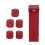 1Ensemble Dés Métalliques Rouges 6 Faces Solides Pour Fête Et Table 11