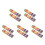 10Pièces Harmonica Jouet Bois Durable Multi Couleurs 16 Trous Enfants 4