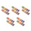 10Pièces Harmonica Jouet Bois Durable Multi Couleurs 16 Trous Enfants 5