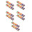 10Pièces Harmonica Jouet Bois Durable Multi Couleurs 16 Trous Enfants 7