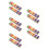 10Pièces Harmonica Jouet Bois Durable Multi Couleurs 16 Trous Enfants 8