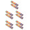 10Pièces Harmonica Jouet Bois Durable Multi Couleurs 16 Trous Enfants 10