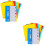 30 Pcs Binder Dividers Index Tabs Multicolor Write Erase 6