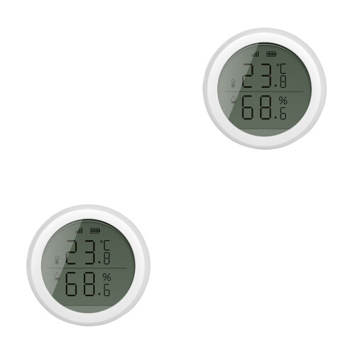 2pcs Temperture Heat App Temperature Humidity Sensor Without 2