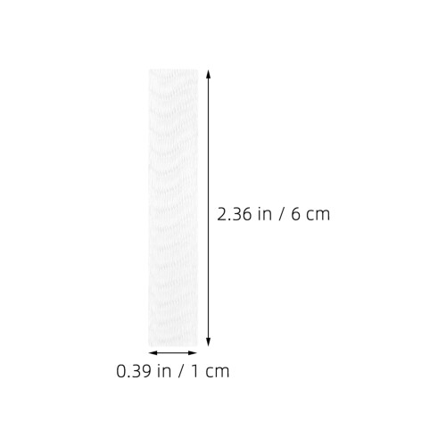 200Pcs White Pe Makeup Brush and Rose Bud Protective Mesh Covers 1