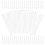 200Pcs White Pe Makeup Brush and Rose Bud Protective Mesh Covers 10