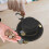 Monedero con forma de gorra de béisbol, mini cartera negra 3