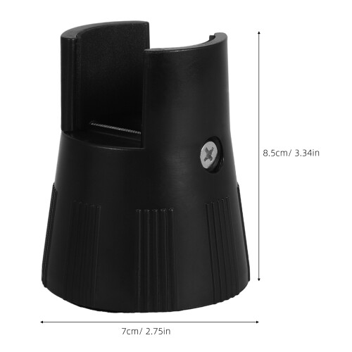 2Pièces Rehausseurs Antidérapant Noir Pour Table Lit 1