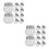 20Pcs High Clarity Pumpkin Shaped Plastic Bottles with Lids for Drinks 4