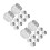 20Pcs High Clarity Pumpkin Shaped Plastic Bottles with Lids for Drinks 5