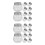 20Pcs High Clarity Pumpkin Shaped Plastic Bottles with Lids for Drinks 7