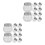 20Pcs High Clarity Pumpkin Shaped Plastic Bottles with Lids for Drinks 8