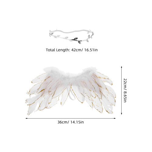1Set Wings Photo Props Headband Newborn Set 1