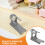 2Pcs Mini Workout Model Grey Plastic Treadmill Gym Decoration 9