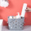 4Pcs Handheld Grey Plastic Storage Baskets for Toys and Sundries 6