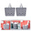 4Pcs Handheld Grey Plastic Storage Baskets for Toys and Sundries 10