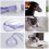 Muzzle Cats Face Guards Mask Bitingproof Cats Muzzle for Grooming Breathable Mouth Cover Transparent PVC Muzzle 3