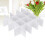 20Pcs Plastic Drawer Grid Dividers White Adjustable Storage Organizers 11