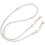5Pcs White Faux Pearl Bag Chain Strap Durable Bag Extender Replacement 2