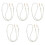 5Pcs White Faux Pearl Bag Chain Strap Durable Bag Extender Replacement 5