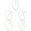 5Pcs White Faux Pearl Bag Chain Strap Durable Bag Extender Replacement 8